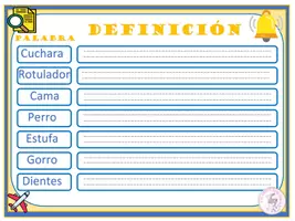 Vista previa - Juegos / Gamificación - DEFINE LAS SIGUIENTES PALABRAS SIGUIENDO UN PATRÓN. - página 3