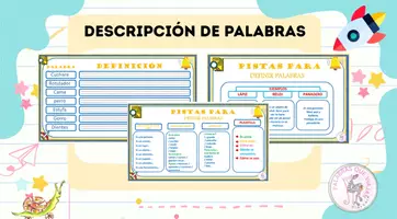 Vista previa - Juegos / Gamificación - DEFINE LAS SIGUIENTES PALABRAS SIGUIENDO UN PATRÓN. - Portada
