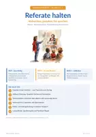 Vorschau - Arbeitsblätter - Referate halten – Vorbereiten, gestalten, frei sprechen - Deckblatt