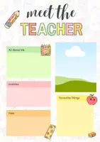 Προεπισκόπηση - Φύλλα εργασίας - Meet Your Teacher - Εξώφυλλο