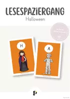 Vorschau - Arbeitsblätter - Lesespaziergang - Halloween - Deckblatt