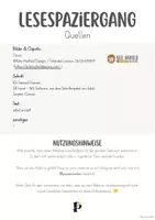 Vorschau - Arbeitsblätter - Lesespaziergang - Schulsachen - Seite 1
