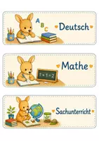 Vorschau - Präsentationen/Tafelbilder - Tagestransparenzkarten für Känguruklassen - Seite 1