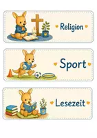 Vorschau - Präsentationen/Tafelbilder - Tagestransparenzkarten für Känguruklassen - Seite 3