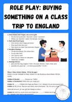 Vorschau - Arbeitsblätter - Materialpaket Role Plays England Classtrip Host Families - Seite 1