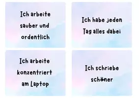 Vorschau - Bildkarten - Wochenziele für SuS - Seite 2