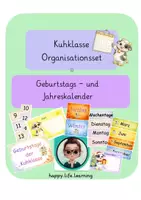 Vorschau - Präsentationen/Tafelbilder - Kuhklasse: Geburtstags- und Jahreskalender Klasse 1-4 - Deckblatt