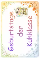 Vorschau - Präsentationen/Tafelbilder - Kuhklasse: Geburtstags- und Jahreskalender Klasse 1-4 - Seite 3