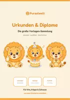 Vorschau - Anderer Materialtyp - Urkunden & Diplome Kita – 20 Designs - Deckblatt