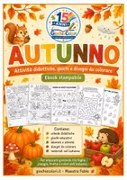 anteprima - Altro tipo di materiale - Autunno: attività didattiche, giochi e disegni da colorare - Pagina di copertina