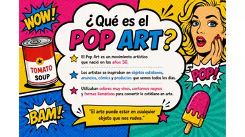 Vista previa - Unidades / Secuencias / Situaciones de Aprendizaje - Pop Art para Primaria | Presentación, plantillas y rúbricas - página 3