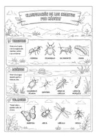 Vista previa - Hojas de trabajo - Insectos Asombrosos para descubrir - página 1