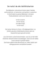 Vorschau - Arbeitsblätter - Gefühle benennen und erkennen: Kita - 4.Klasse - Seite 1