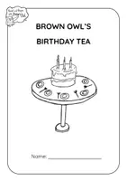 Vorschau - Arbeitsblätter - Brown Owl's Birthday Tea - WORKBOOK - Seite 1