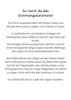 Vorschau - Arbeitsblätter - Stimmungsbarometer: Heute bin ich... - Seite 1