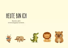 Vorschau - Arbeitsblätter - Stimmungsbarometer: Heute bin ich... - Seite 2
