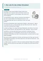 Vorschau - Arbeitsblätter - Erster Schultag – 5 Lesetexte mit Aufgaben | Klasse 3 - Seite 3
