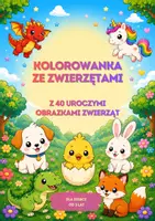 zapowiedź - PL Kolorowanka ze zwierzętami - obwoluta
