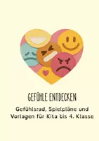 Vorschau - Arbeitsblätter - Gefühlsrad: Spielpläne und Vorlagen für Kita bis 4. Klasse - Deckblatt
