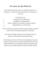 Vorschau - Arbeitsblätter - Gefühlsrad: Spielpläne und Vorlagen für Kita bis 4. Klasse - Seite 1