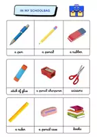 Aperçu - Feuilles d'exercices - in-my-schoolbag - Page de couverture