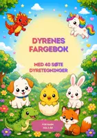 forhåndsvisning - NO Dyrenes fargebok - omslagsark