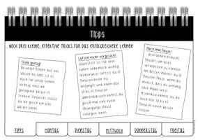 Vorschau - Arbeitsblätter - Interaktive PDF Flipbook - Lernverhalten reflektieren, Lerntipps sichern & Gespräche vorbereiten - Seite 3