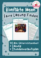 Vorschau - Stundenentwürfe - Faire Lösungen finden - Konflikte lösen | Ethik Klasse 7–9 - Deckblatt