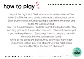 Προεπισκόπηση - Παιχνίδια - YLE Starters (Pre A1) SPOT THE WORDS Game - Cambridge Exam Practice - Σελίδα 2