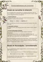 Vorschau - Arbeitsblätter - Lernwörter / Klasse 4 / 15 Lernwörterkarten inklusive Einsatzmöglichkeiten - Seite 1
