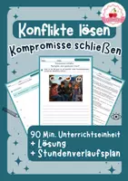 Vorschau - Stundenentwürfe - Kompromisse schließen - Konflikte lösen | Ethik Klasse 7–9 - Deckblatt