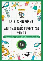 Vorschau - Stundenentwürfe - Synapse – Aufbau, Funktion & Signalübertragung | Curare-Rätsel mit Arbeitsblatt, Präsentation & Lösungen Sek II - Deckblatt