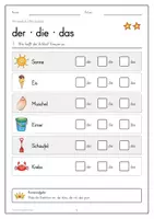 Vorschau - Arbeitsblätter - GRATIS DaZ Wimmelbild: Urlaub am Meer - Seite 3
