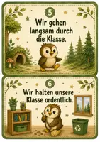Vorschau - Präsentationen/Tafelbilder - Klassenregeln - Klassentier Eule - Seite 3
