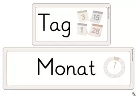 Vorschau - Fördermaterial/Inklusion - Kalender inkl. Jahreszeiten - Classroom Management - Seite 2