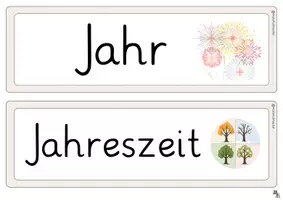 Vorschau - Fördermaterial/Inklusion - Kalender inkl. Jahreszeiten - Classroom Management - Seite 3
