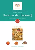 Vorschau - Arbeitsblätter - GRATIS DaZ Wimmelbild: Herbst Bauernhof - Seite 1