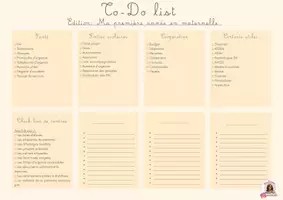 Aperçu - Outils du professeur - To-Do Maternelle -2 - Page 2