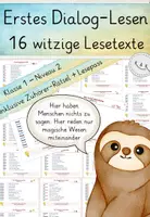 Vorschau - Arbeitsblätter - Lesezeit Klasse 1, 16 Dialog-Lesetexte, Niveau 2, Lesen in Rollen: Magische Wesen - Deckblatt