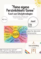 Vorschau - Mal- und Bastelvorlagen - "Meine Stärken-Sonne" | Kunst zu Schulbeginn (Klasse 1-4) - Seite 2