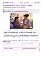 Vorschau - Arbeitsblätter - Hier bekommst du Hilfe – Anlaufstellen & Abschluss – Ich bin ich – und du bist du – AB 8 - Deckblatt