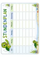 Vorschau - Poster - Unsere Klasse - Wasserschildkrötenklasse Stundenplan - Seite 2
