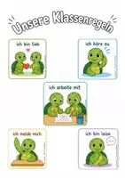 Vorschau - Arbeitsblätter - Unsere Klasse - Wasserschildkrötenklasse Dienste & Regeln - Seite 2
