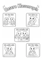 Vorschau - Arbeitsblätter - Unsere Klasse - Wasserschildkrötenklasse Dienste & Regeln - Seite 3