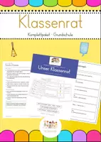 Vorschau - Arbeitsblätter - Klassenrat - KOMPLETTPAKET - Deckblatt