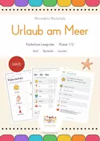 Vorschau - Arbeitsblätter - GRATIS DaZ Wimmelbild: Urlaub am Meer - Deckblatt