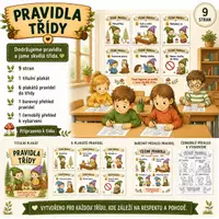 Náhled - PRAVIDLA TŘÍDY PRO DĚTI - boční 1