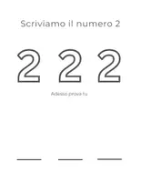 anteprima - Esercizi - Kit Il Mio Primo Numero: 2 - Conteggio e Pregrafismo (7 Pagine) - Pagina 1
