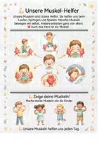 Vorschau - Arbeitsblätter - Alles rund um Muskeln & Bewegung – Wissens- & Mitmachheft (Kita–1.Klasse) - Seite 1