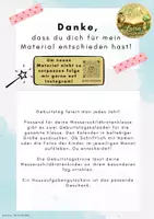 Vorschau - Mal- und Bastelvorlagen - Unsere Klasse - Wasserschildkrötenklasse Geburtstagsset - Seite 1